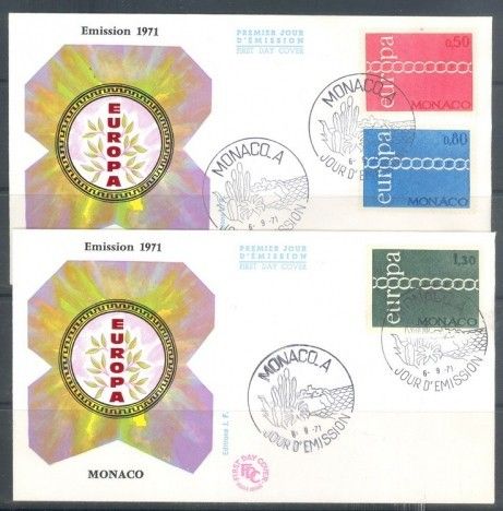 Znaczek Monako 1971 FDC