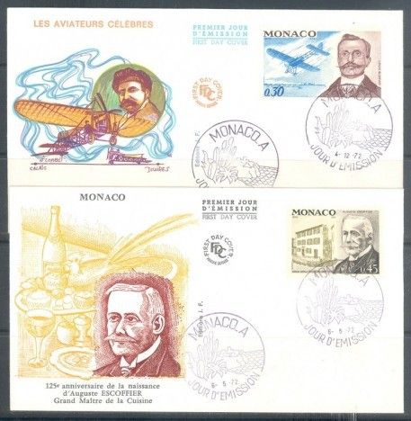 Znaczek Monako 1972 Mi 1057-1060 FDC
