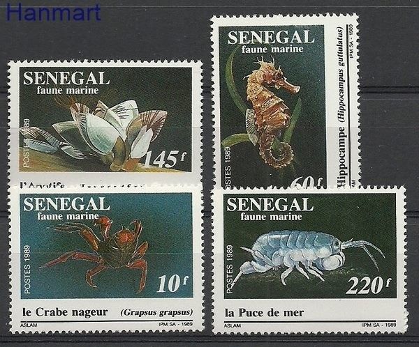 Znaczek Senegal 1989 Mi 1041-1044 Czyste **