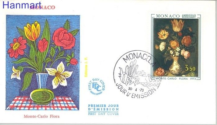 Znaczek Monako 1973 Mi 1072 FDC