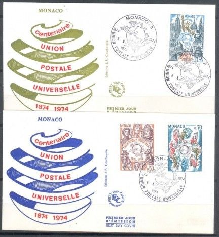 Znaczek Monako 1974 FDC