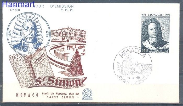 Znaczek Monako 1975 Mi 1174 FDC