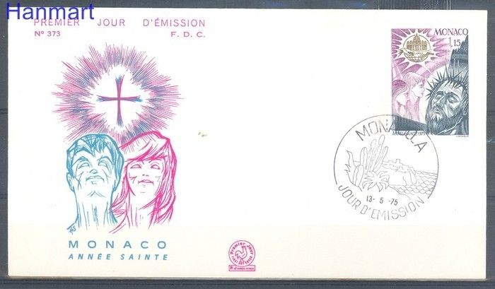Znaczek Monako 1975 FDC