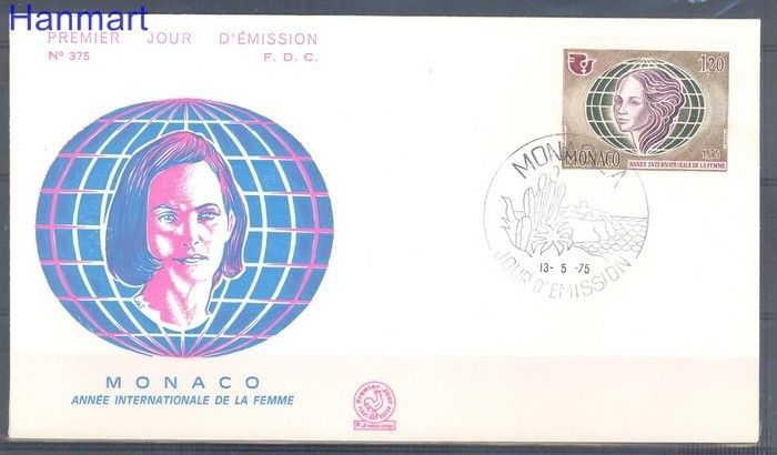Znaczek Monako 1975 FDC