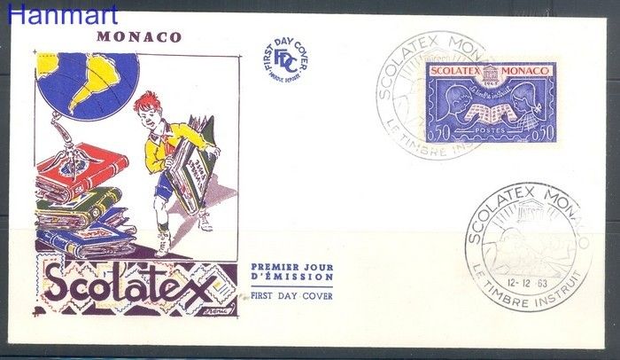 Znaczek Monako 1963 Mi 741 FDC