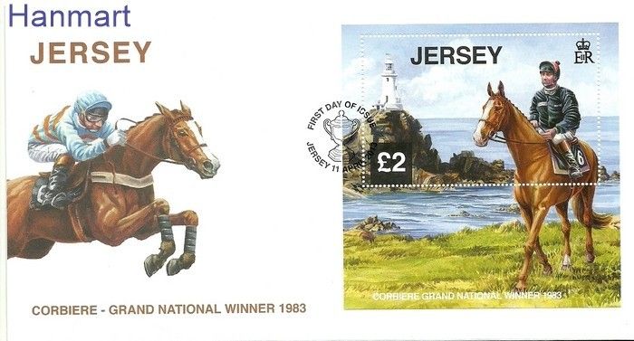 Znaczek Jersey 2013 Mi bl 105 FDC