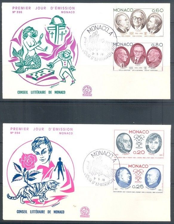 Znaczek Monako 1976 FDC
