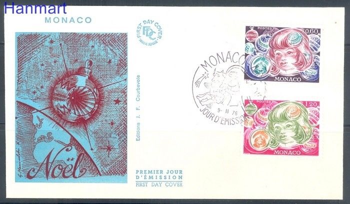 Znaczek Monako 1976 FDC