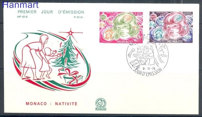 Znaczek Monako 1976 FDC