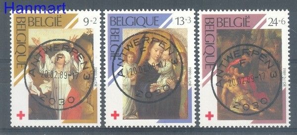Znaczek Belgia 1989 Mi 2364-2366 Stemplowane