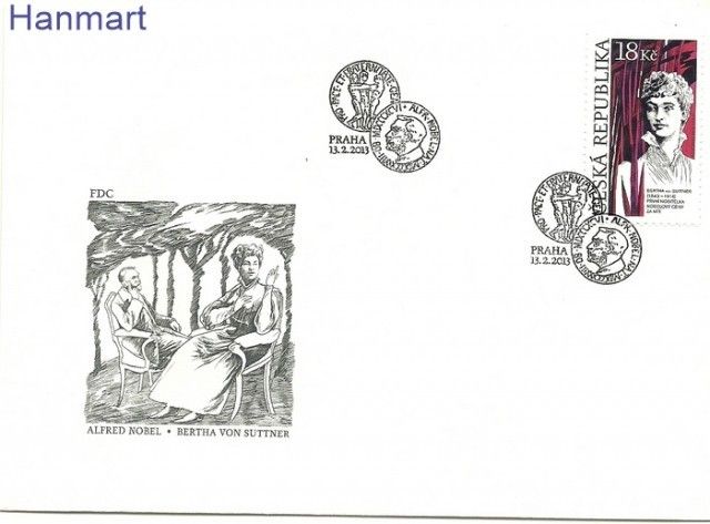 Znaczek Czechy 2013 Mi 755 FDC