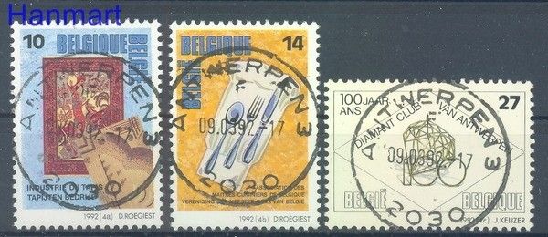 Belgia 1992 Mi 2497-2499 Stemplowane