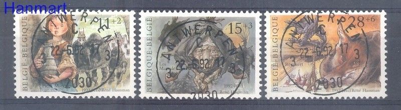 Znaczek Belgia 1992 Mi 2517-2519 Stemplowane