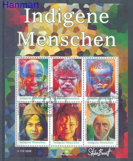 Znaczek Narody Zjednoczone Wiedeń 2009 Mi bl 25 Stemplowane
