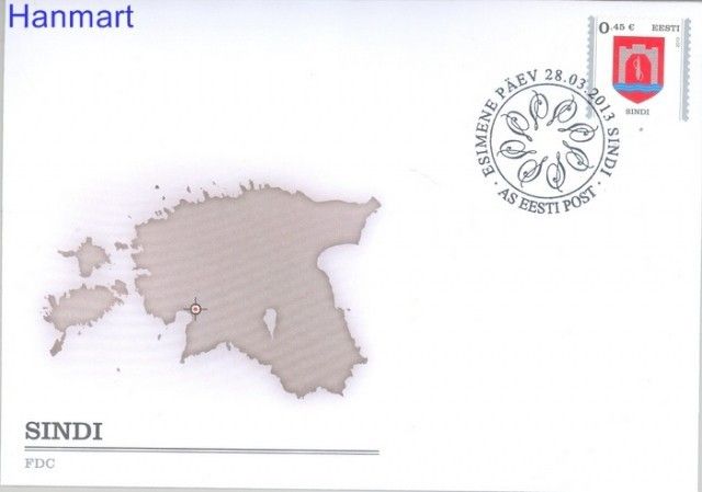 Znaczek Estonia 2013 Mi 758 FDC