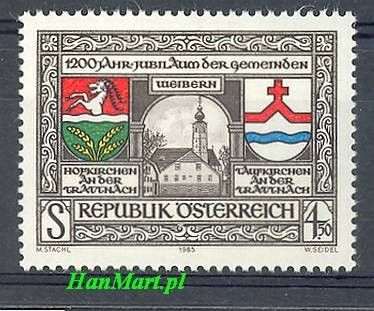 Znaczek Austria 1985 Mi 1824 Czyste **
