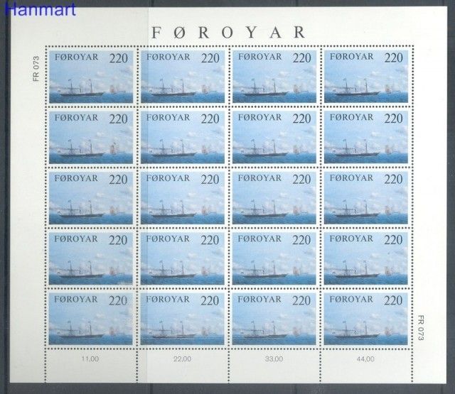Znaczek Wyspy Owcze 1983 Mi ark 79-81 Czyste **
