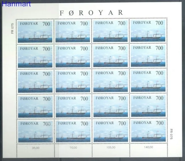 Znaczek Wyspy Owcze 1983 Mi ark 79-81 Czyste **