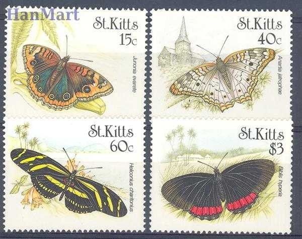 Znaczek Saint Kitts 1990 Mi 271-274 Czyste **