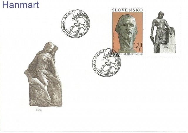 Znaczek Słowacja 2012 Mi 680 FDC
