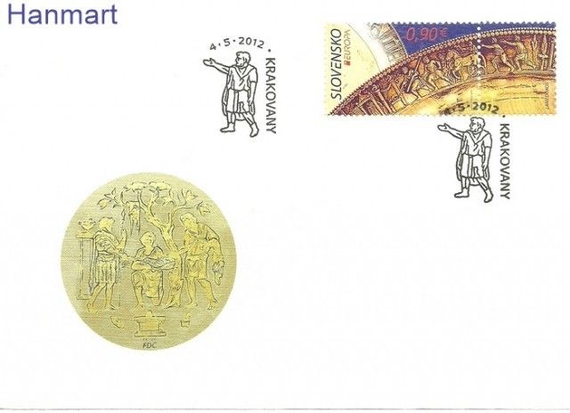 Znaczek Słowacja 2012 Mi 681 FDC