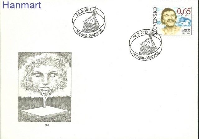 Znaczek Słowacja 2013 Mi 704 FDC