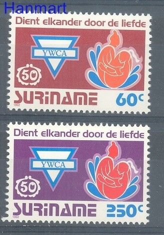Znaczek Surinam 1992 Mi 1413-1414 Czyste **
