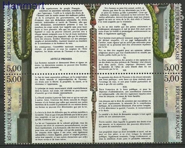 Znaczek Francja 1989 Mi 2728-2731 Czyste **