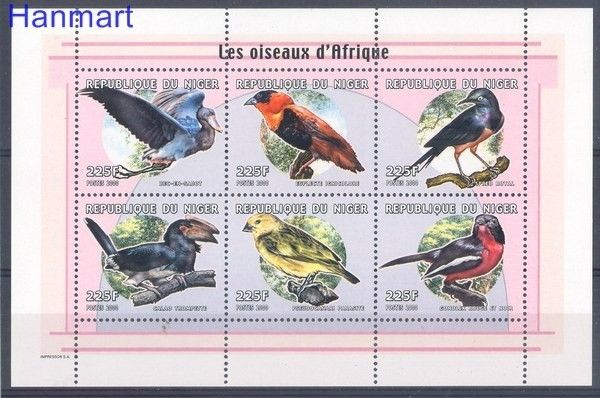 Znaczek Niger 2000 Mi 1825-1830 Czyste **