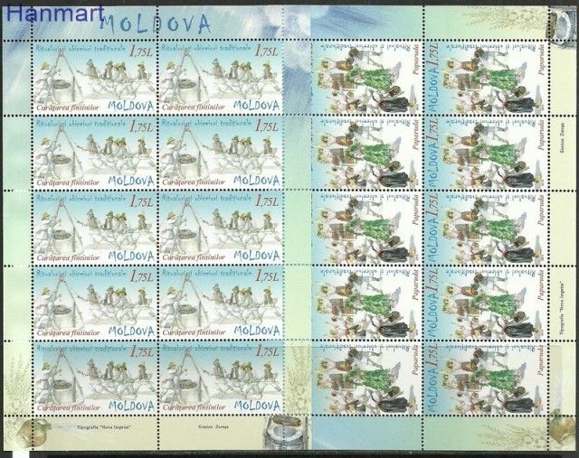 Znaczek Mołdawia 2013 Mi ark 836-837 Czyste **