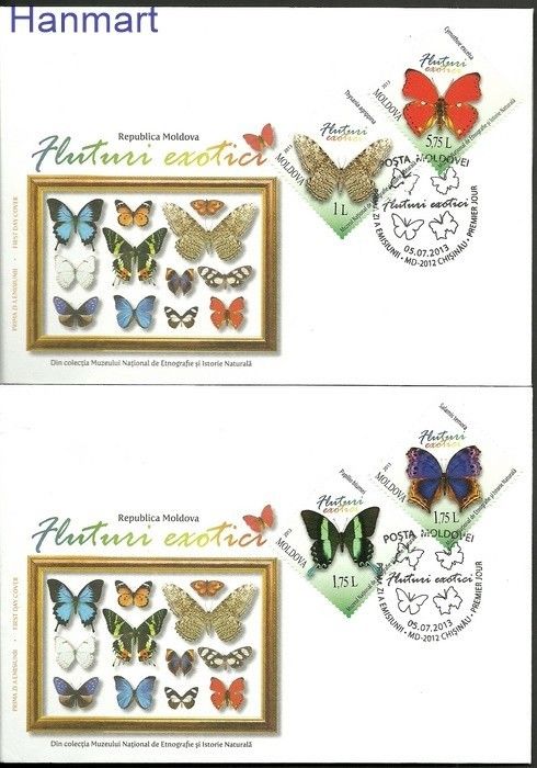 Znaczek Mołdawia 2013 Mi 838-841 FDC