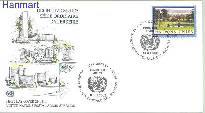 Znaczek Narody Zjednoczone Genewa 2002 Mi 433 FDC