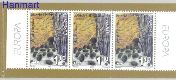 Znaczek Mostar 2001 Mi mh 70-71 Czyste **