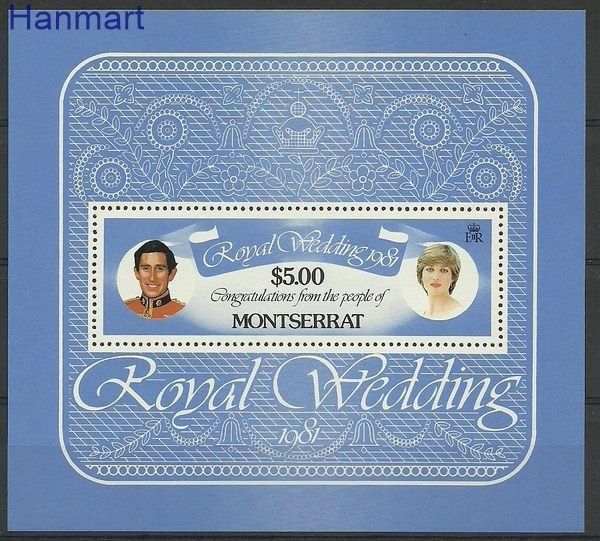 Znaczek Montserrat 1981 Mi bl 24 Czyste **