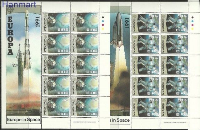 Znaczek Irlandia 1991 Mi ark 759-760 Czyste **