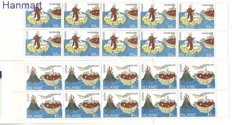 Znaczek Islandia 1994 Mi mh 800-801 Czyste **