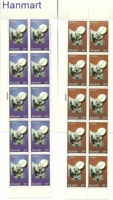 Znaczek Islandia 1995 Mi mh 826-827 Czyste **