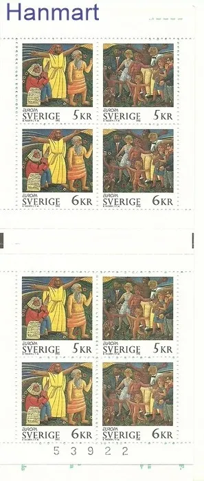 Znaczek Szwecja 1995 Mi mh 202 Czyste **