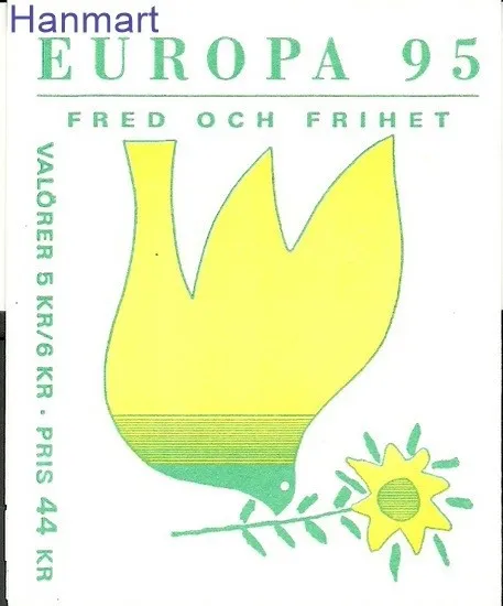 Znaczek Szwecja 1995 Mi mh 202 Czyste **