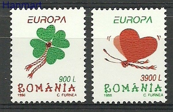 Znaczek Rumunia 1998 Mi 5297-5298 Czyste **