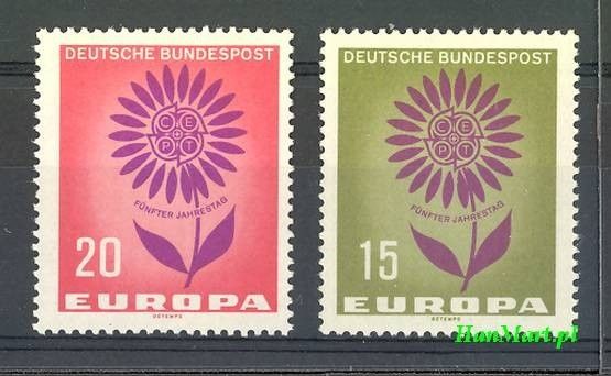 Znaczek Niemcy 1964 Mi 445-446 Czyste **