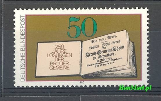 Znaczek Niemcy 1980 Mi 1054 Czyste **