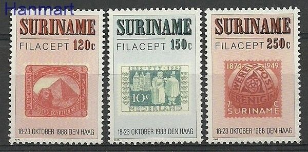 Znaczek Surinam 1988 Mi 1274-1276 Czyste **