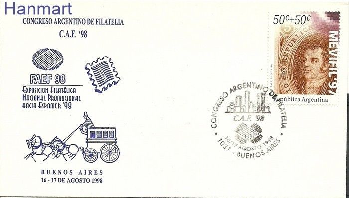 Znaczek Argentyna 1979 Mi 2346 FDC
