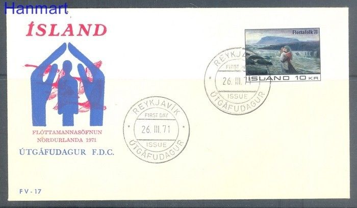 Znaczek Islandia 1971 Mi 450 FDC