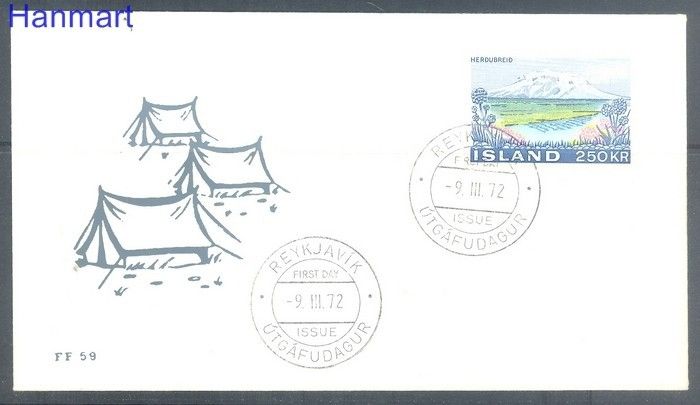 Znaczek Islandia 1972 Mi 460 FDC