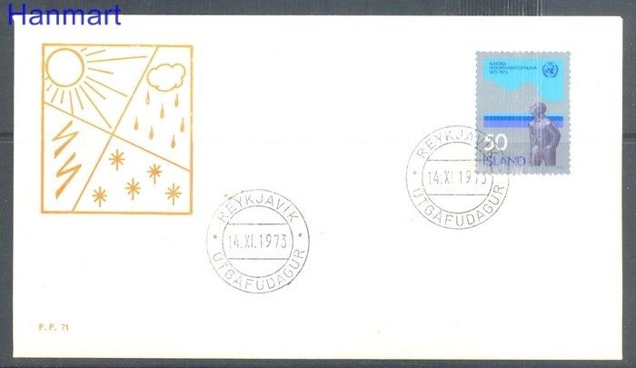 Znaczek Islandia 1973 Mi 484 FDC