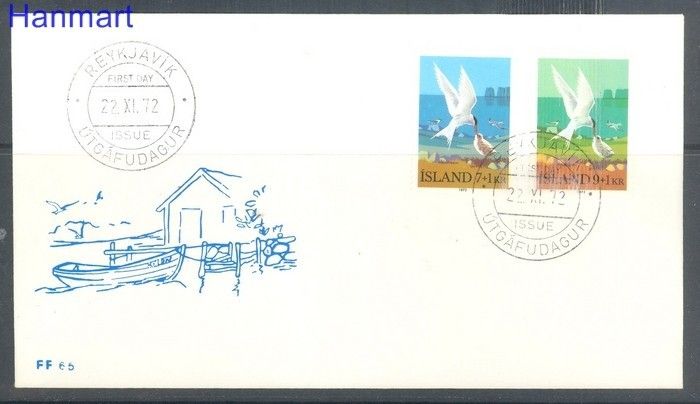 Znaczek Islandia 1972 Mi 469-470 FDC