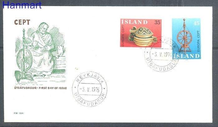 Znaczek Islandia 1976 FDC