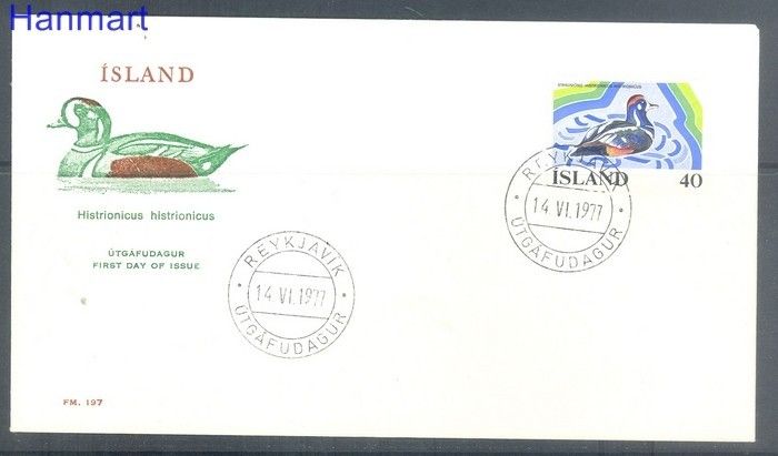 Znaczek Islandia 1977 Mi 524 FDC